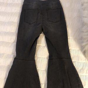 Free people bell bottom cut offs